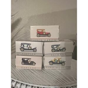 Set of 5 Miniature Old Car Collection Readers Digest